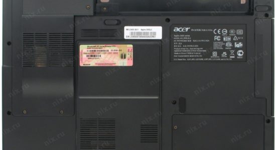 Как заменить аккумулятор Acer Aspire 3003WLCi