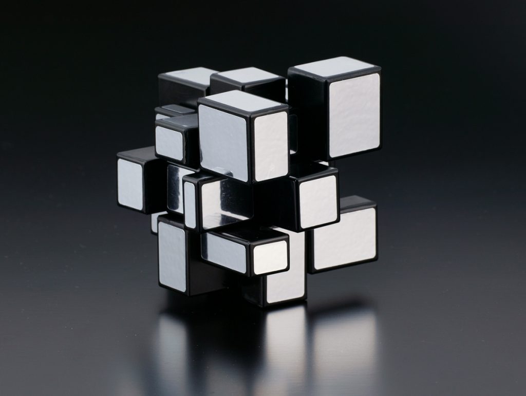3D зеркальный кубик