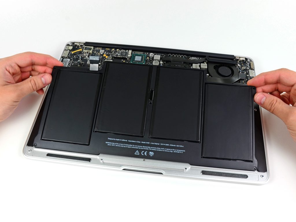 Macbook air замена батареи