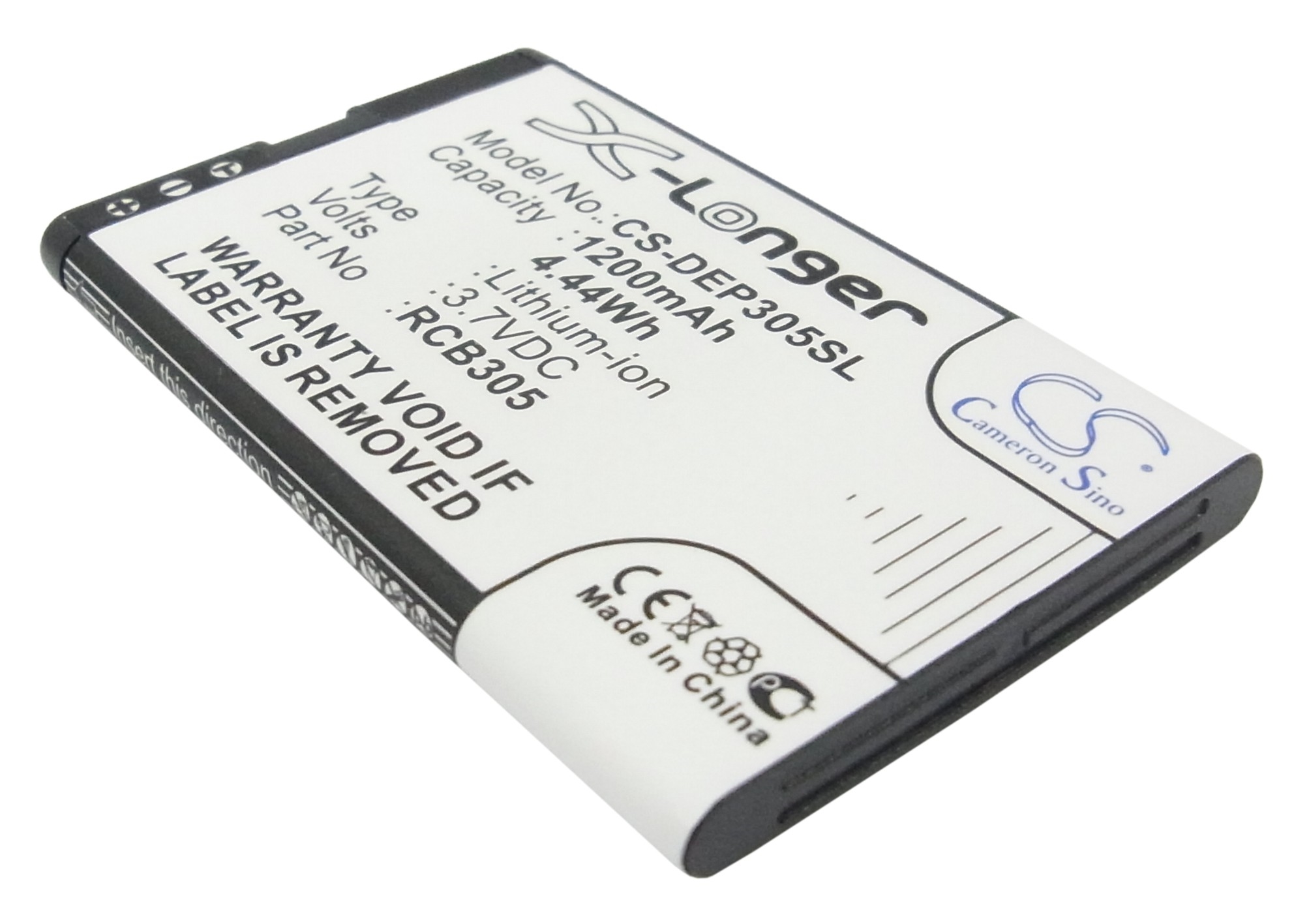 Batteria 1200mAh CS-DEP305SL Compatibile Con MyPhone 3200, Doro Primo 305 E Bea-fon S35i, S40, SL200