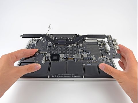 Как заменить аккумулятор на MacBook Pro 13